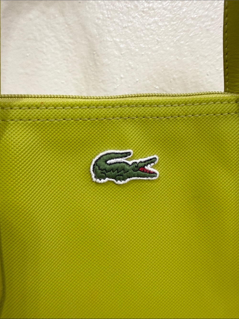 Lacoste Lime Green Tote Bag - Picture 10 of 10